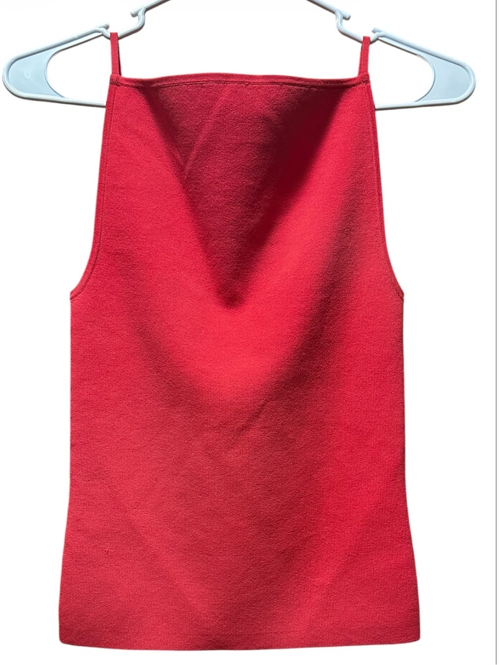 Aritzia Babaton Red Halter Camisole Tank